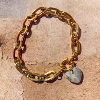 Armband jasseron hanger hart