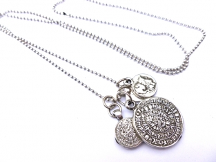 Ballchain ketting munt KT389