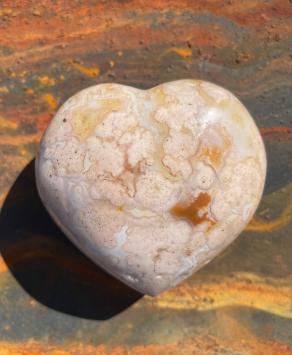 Edelsteen hart agaat
