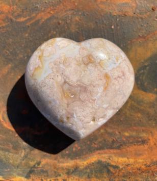 Edelsteen hart agaat
