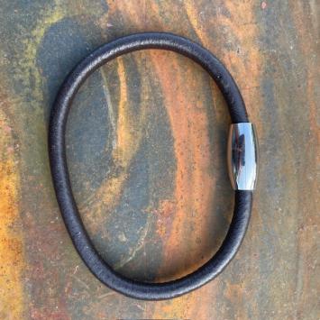 Herenarmband leer bruin