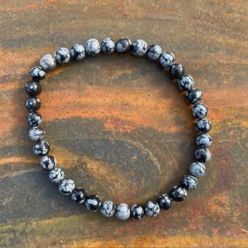 Herenarmband natuursteen zwart