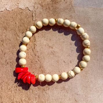 Armband turquoise koraal
